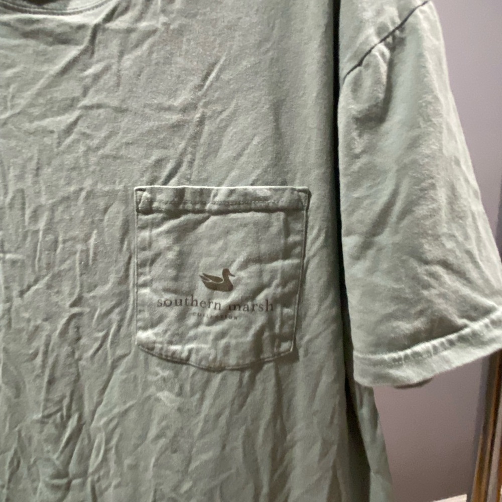 Southern Marsh Men's Sage Pocket Tee